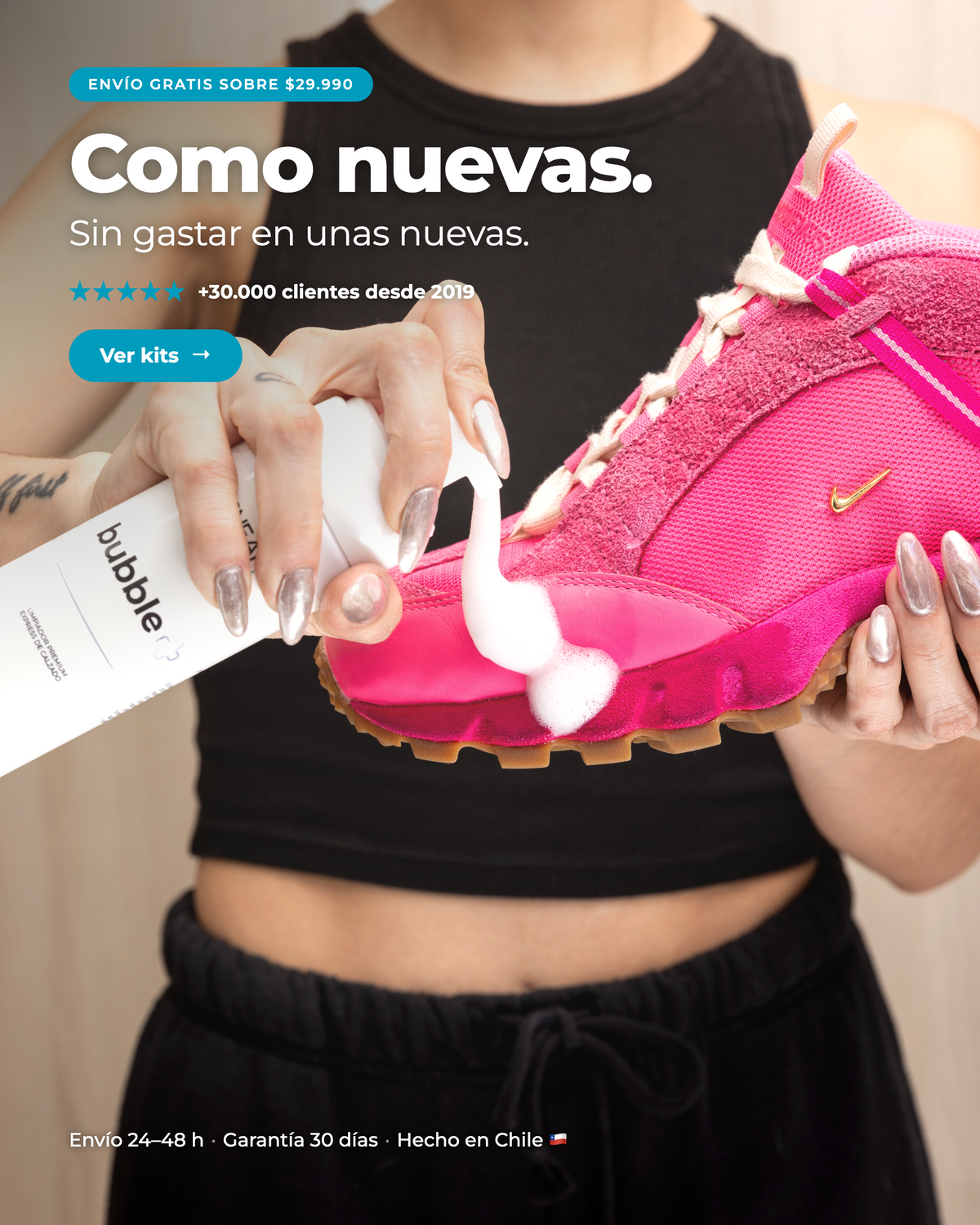 Como nuevas. Sin gastar en zapatillas nuevas.