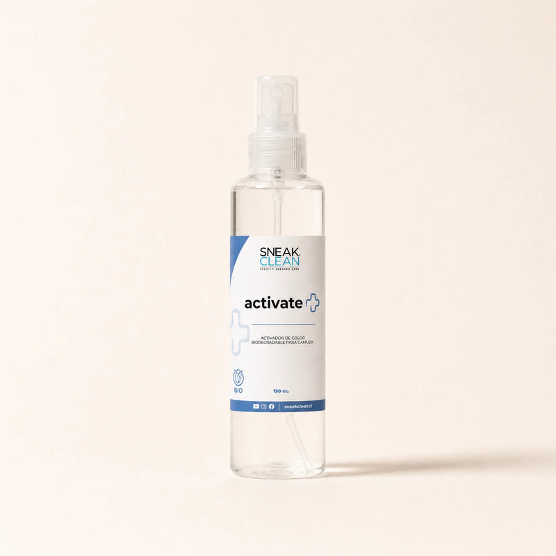 Activador de color biodegradable SneakClean Activate+ 150ml para zapatillas de gamuza