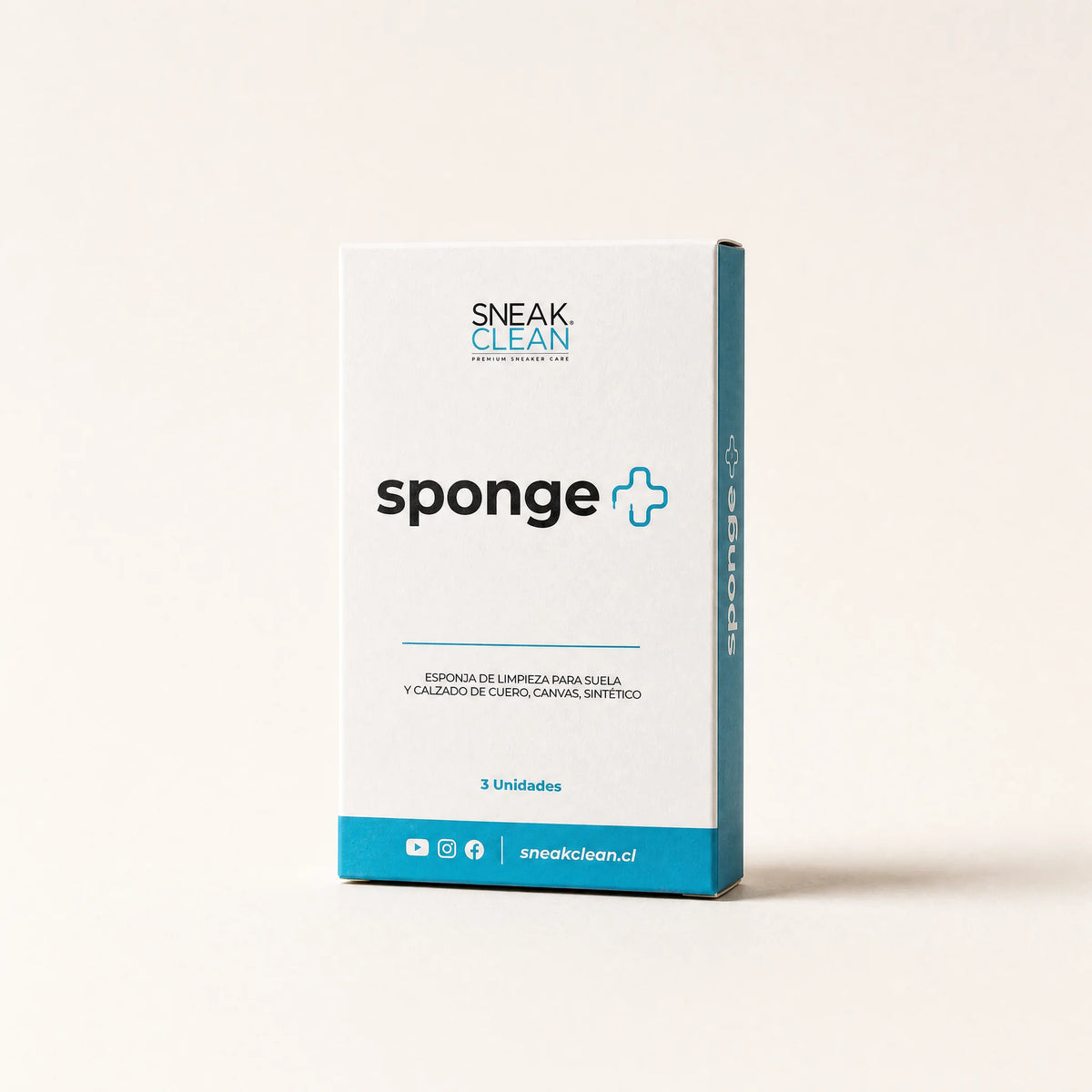 Caja SneakClean Sponge+ pack 3 unidades — esponjas para limpieza de zapatillas