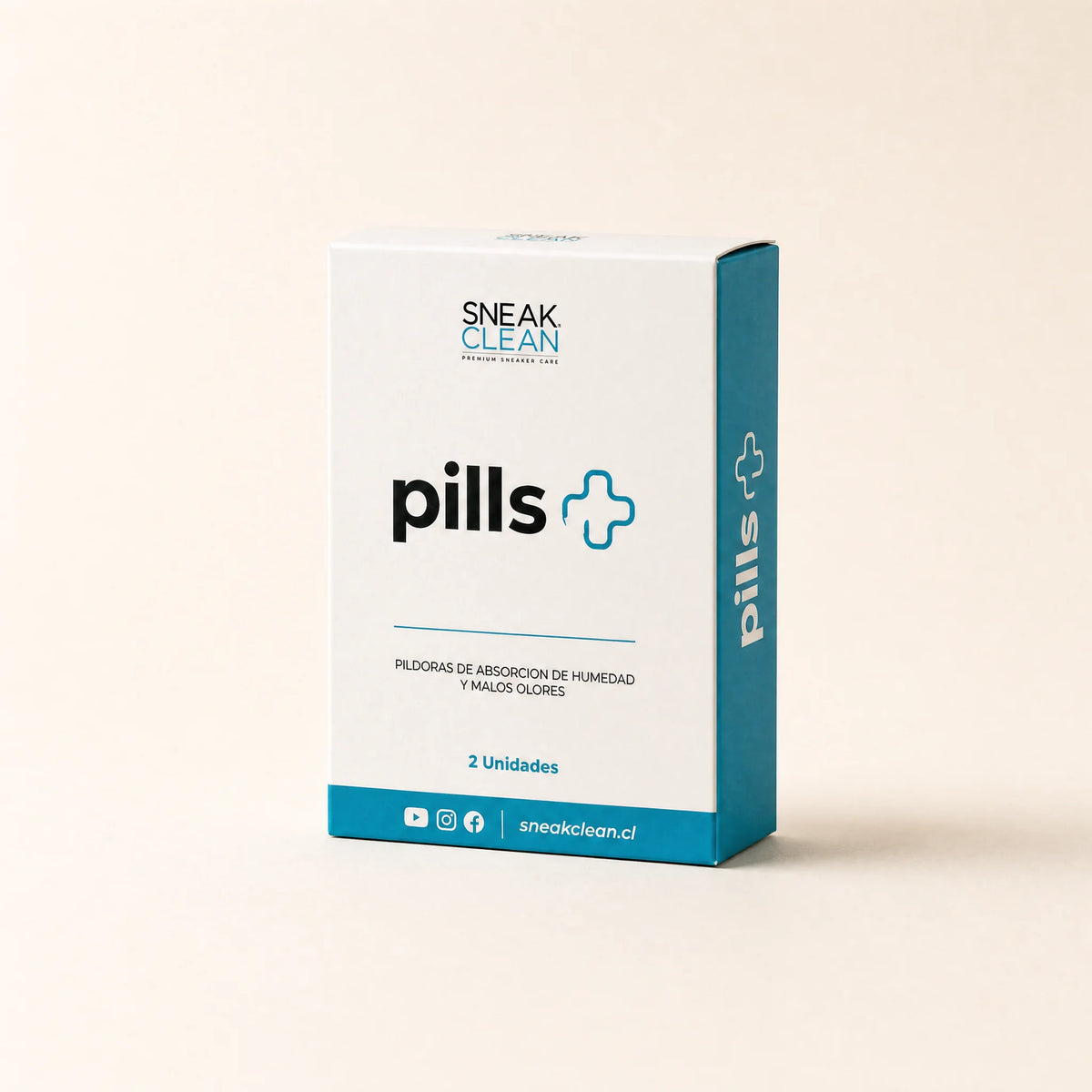 Caja SneakClean Pills+ pack 2 unidades — absorbedor humedad y anti-olor zapatillas