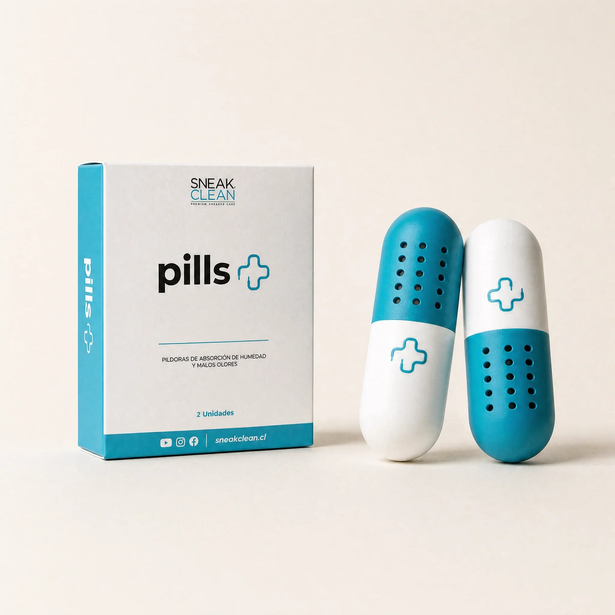 Pack Antiolor SneakClean: 2 SneakPills anti-olor y humedad