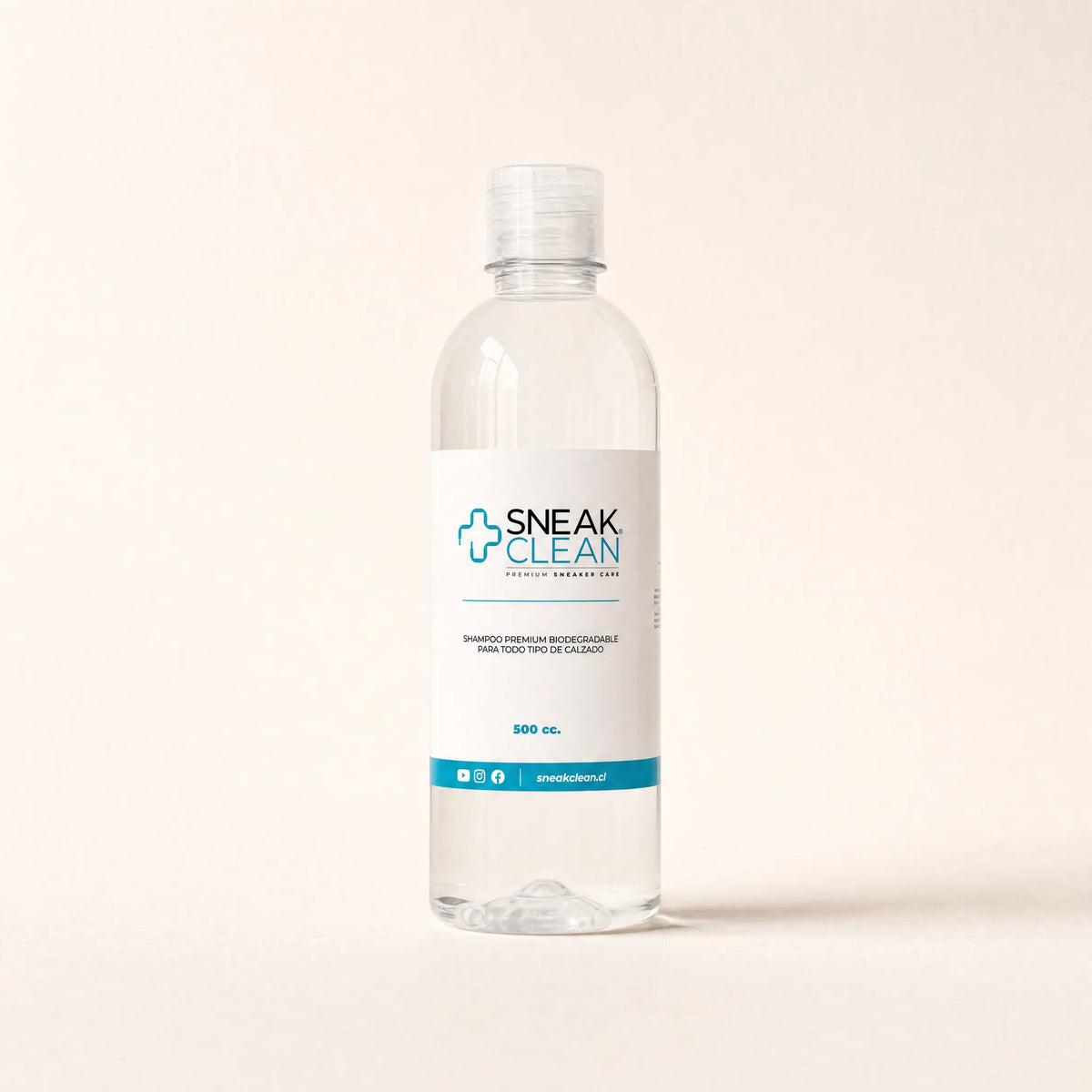 Shampoo biodegradable SneakClean 500cc para zapatillas