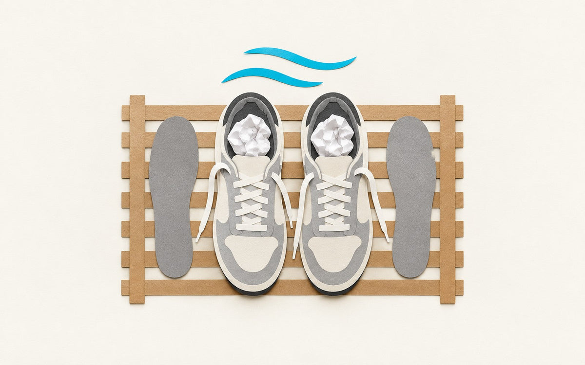 Cómo secar zapatillas sin deformarlas