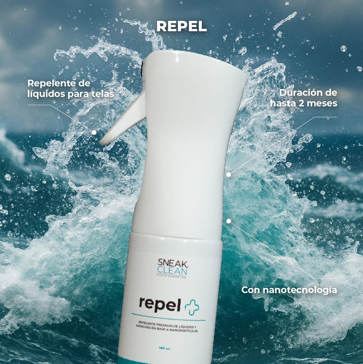 Repel SneakClean - Protector Hidrofóbico Zapatillas