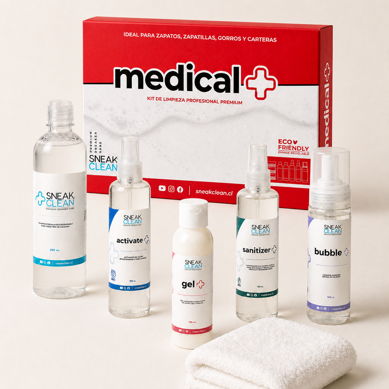 Medicalbox SneakClean - Kit Premium Limpieza Zapatillas