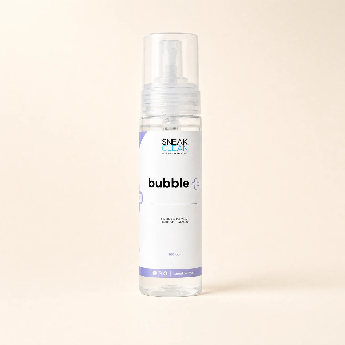 Limpiador en espuma SneakClean Bubble+ 100ml para zapatillas premium express